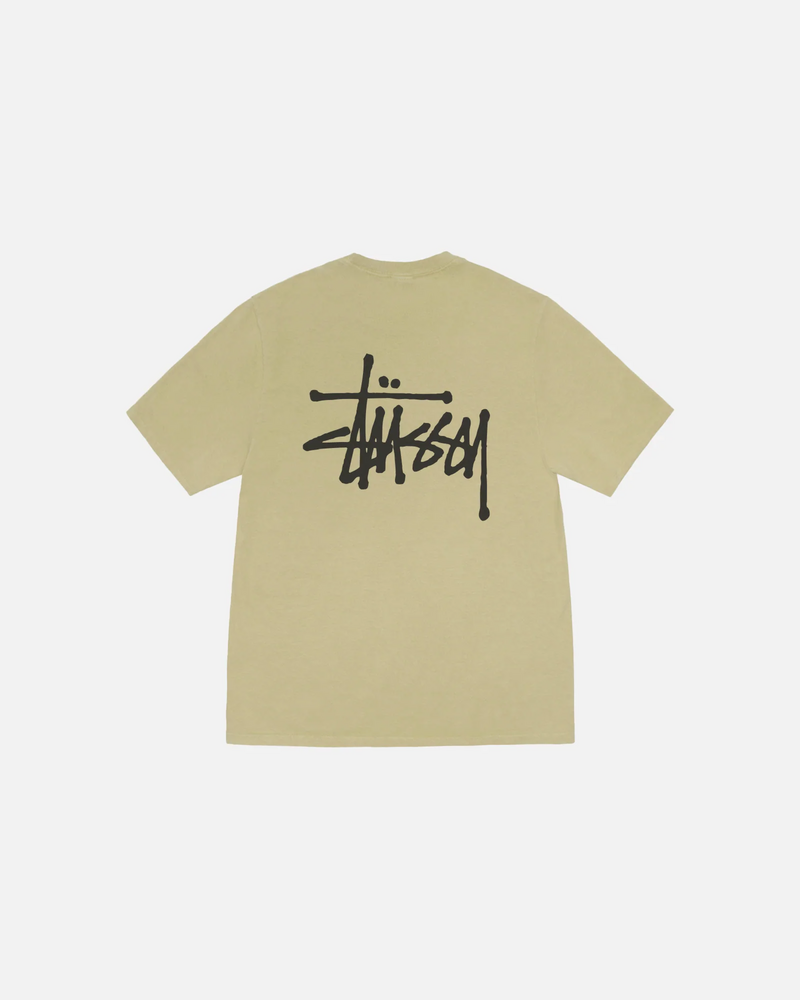 BASIC STÜSSY TEE PIGMENT DYED
