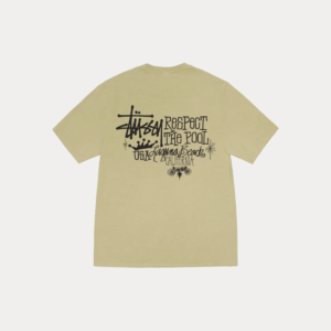 Alternative view of RESPECT THE POOL TEE PIGMENT DYED