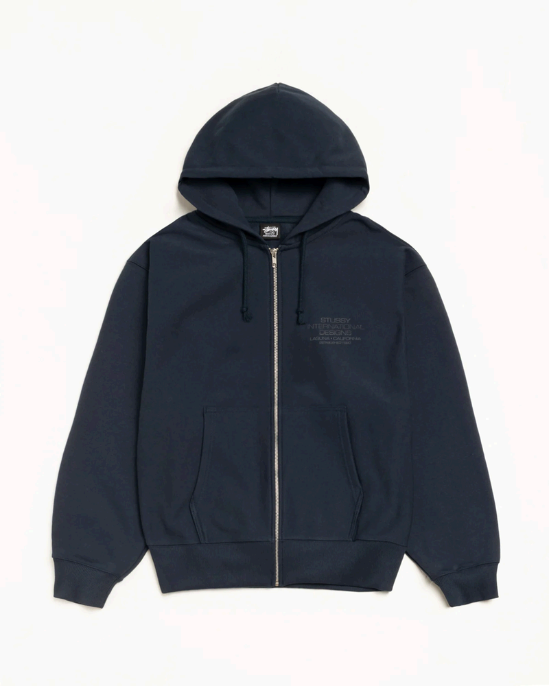 INTERNATIONAL DESIGNS ZIP HOODIE
