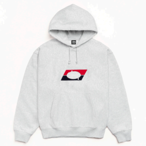 DOUBLE STRIPE EMBROIDERED HOODIE