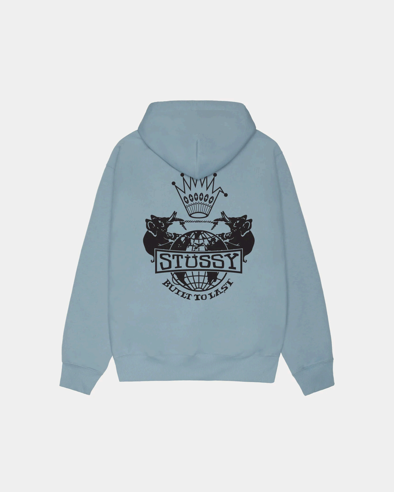 Alternative view of BUILT TO LAST ZIP HOODIE