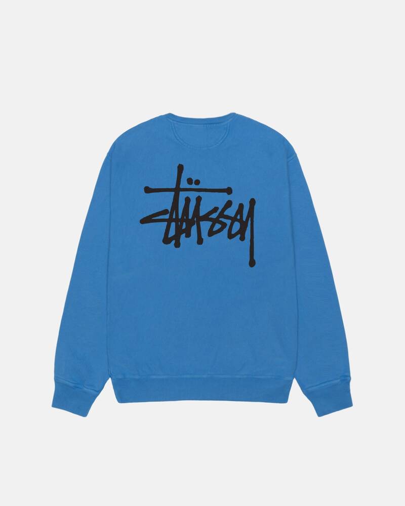 BASIC STÜSSY CREW PIGMENT DYED