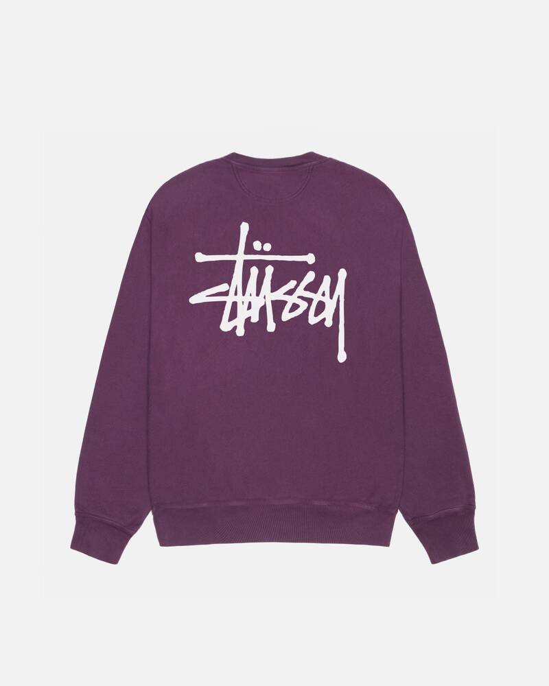 BASIC STÜSSY CREW PIGMENT DYED