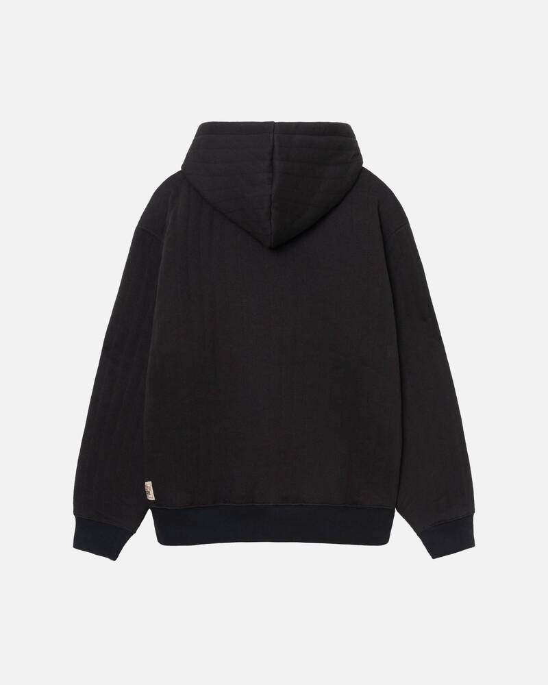 VERTICAL QUILTED ZIP HOODIE - Image 2