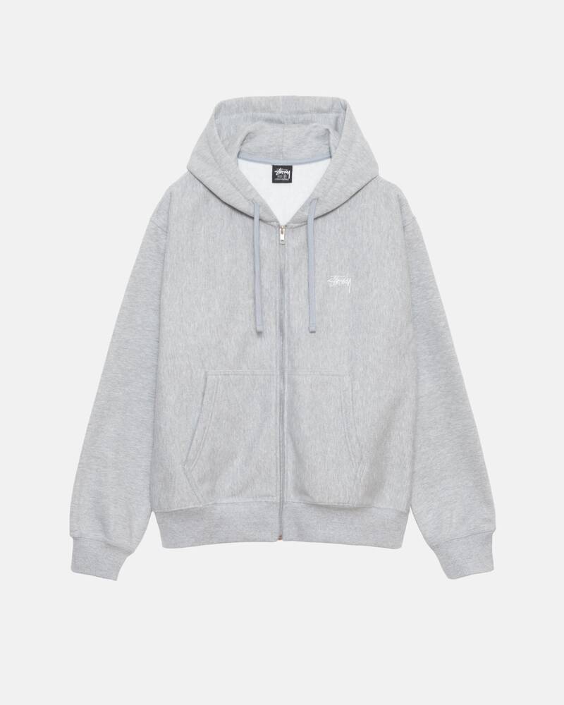 STOCK LOGO ZIP HOODIE