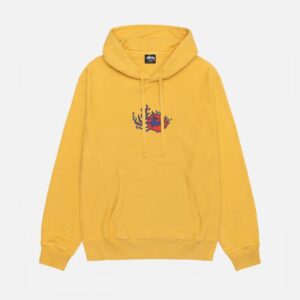 Alternative view of MOSAIC DRAGON HOODIE PIGMENT DYED