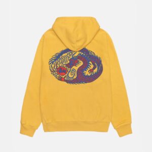 MOSAIC DRAGON HOODIE PIGMENT DYED