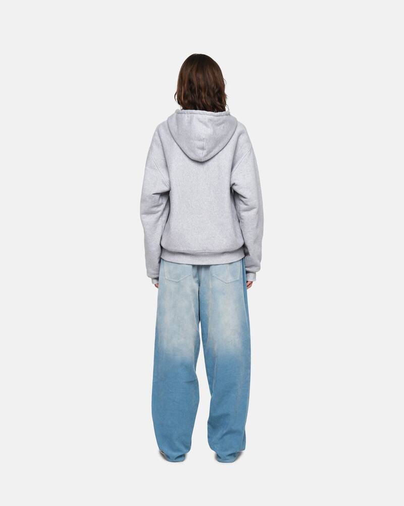 DOUBLE FACE LABEL ZIP HOODIE - Image 9