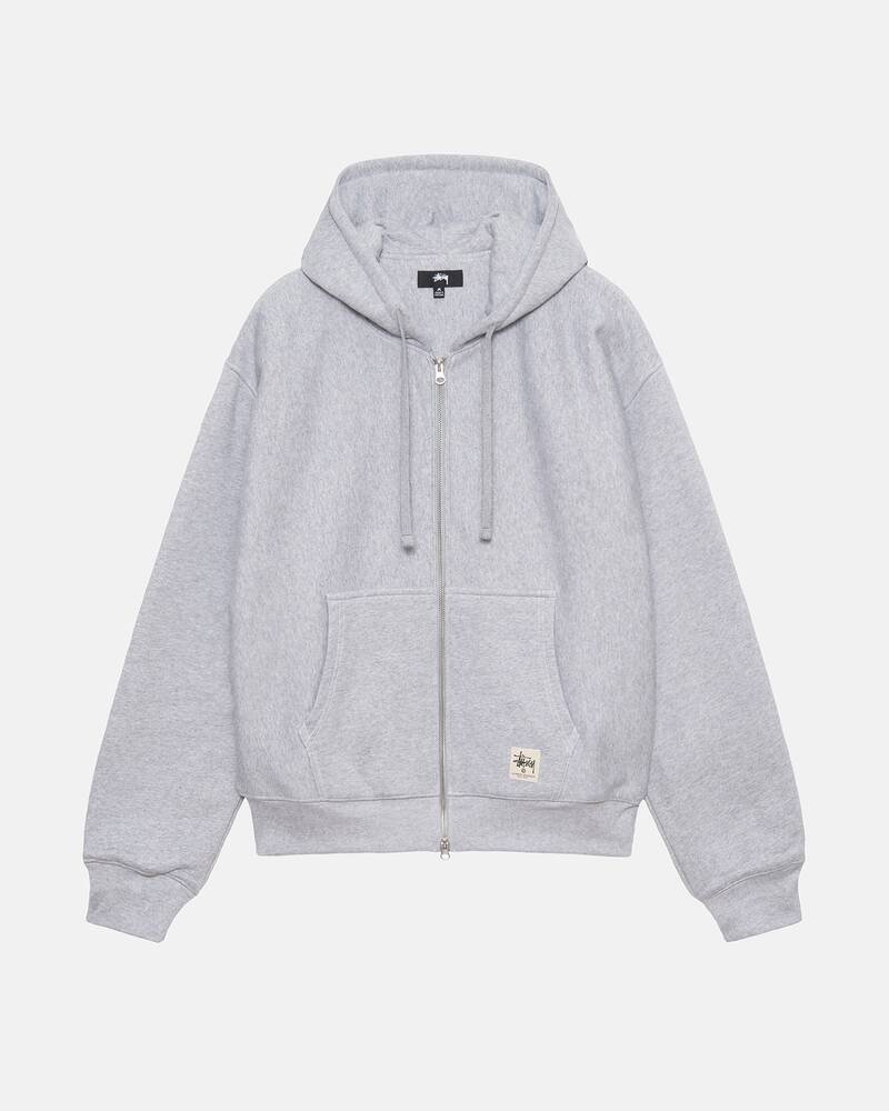 DOUBLE FACE LABEL ZIP HOODIE - Image 10