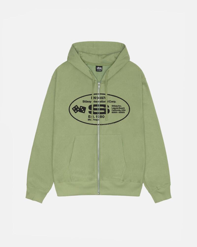 OVAL CORP. ZIP HOODIE