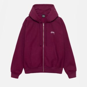 STOCK LOGO ZIP HOODIE