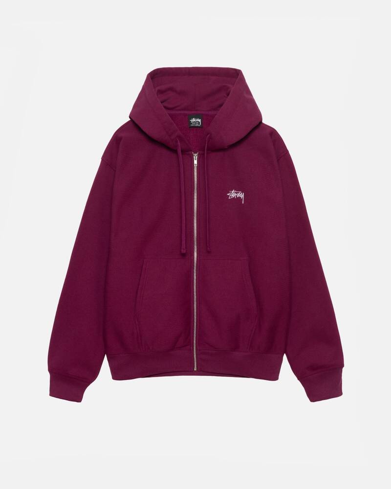 STOCK LOGO ZIP HOODIE