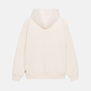 Alternative view of VERTICAL QUILTED ZIP HOODIE