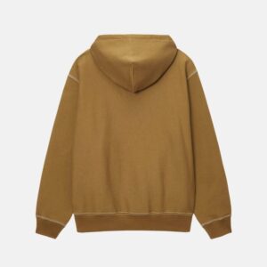 Alternative view of CONTRAST STITCH LABEL HOODIE