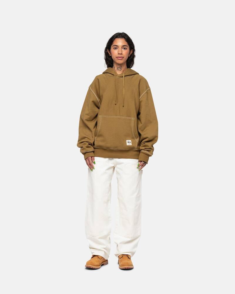 CONTRAST STITCH LABEL HOODIE - Image 8