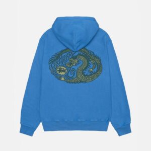 MOSAIC DRAGON HOODIE PIGMENT DYED