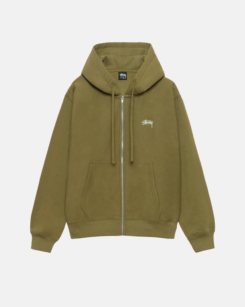 STOCK LOGO ZIP HOODIE