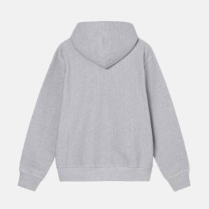 Alternative view of CONTRAST STITCH LABEL HOODIE