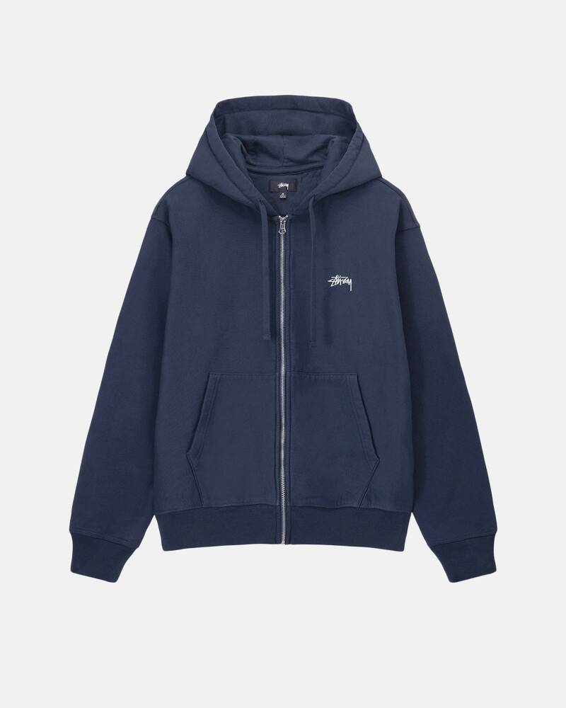 STOCK LOGO ZIP HOODIE