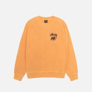 Alternative view of RASTA LION CREW PIGMENT DYED