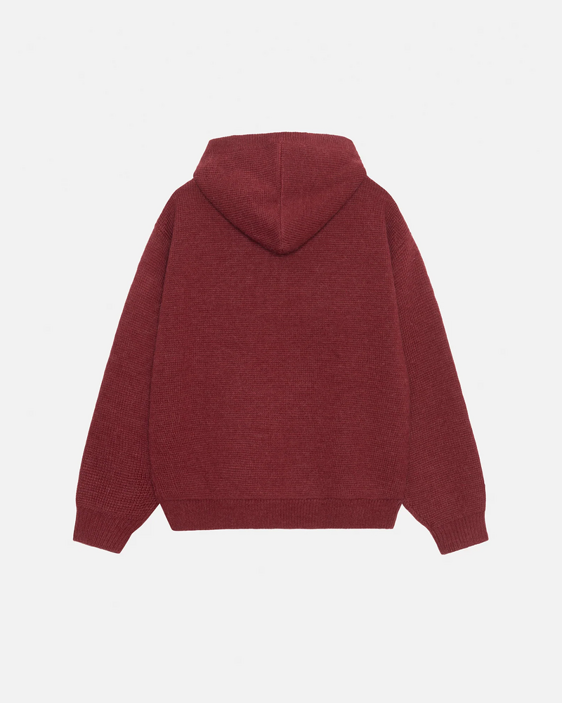 FELT PATCH KNIT HOODIE - Image 8