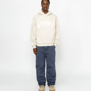 Alternative view of FELT PATCH KNIT HOODIE