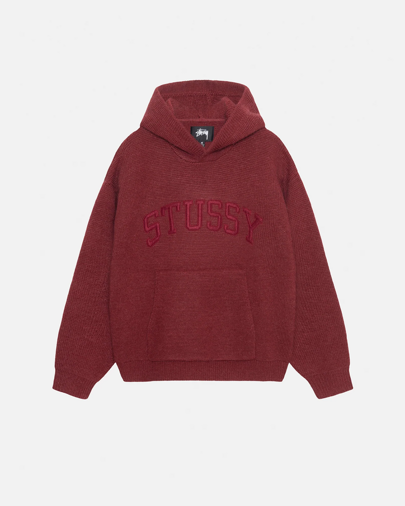 FELT PATCH KNIT HOODIE - Image 7