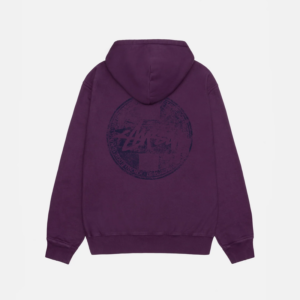 Alternative view of DOT STAMP HOODIE PIGMENT DYED