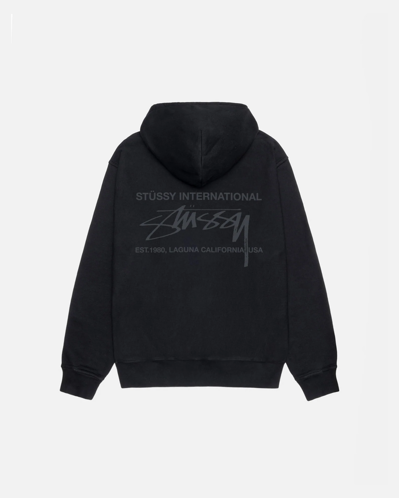 SMOOTH INTERNATIONAL HOODIE PIGMENT DYED