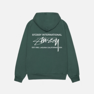 SMOOTH INTERNATIONAL HOODIE PIGMENT DYED