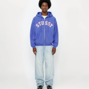 Alternative view of FADED GRAPHIC ZIP HOODIE