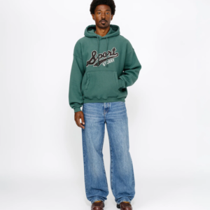 Alternative view of SATIN PATCH HOODIE