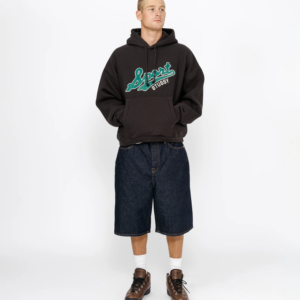 Alternative view of SATIN PATCH HOODIE