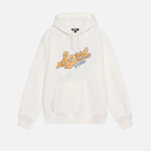 SATIN PATCH HOODIE