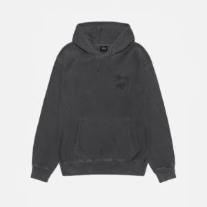 RASTA LION HOODIE PIGMENT DYED