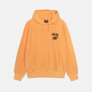 Alternative view of RASTA LION HOODIE PIGMENT DYED