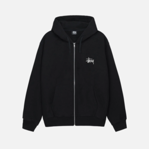 BASIC STÜSSY ZIP HOODIE