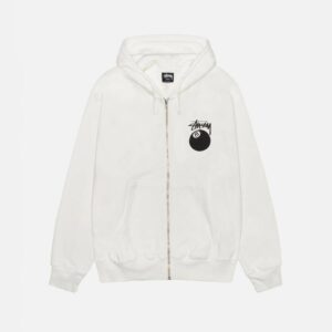 8 BALL ZIP HOODIE PIGMENT DYED