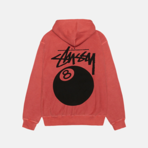 8 BALL HOODIE PIGMENT DYED