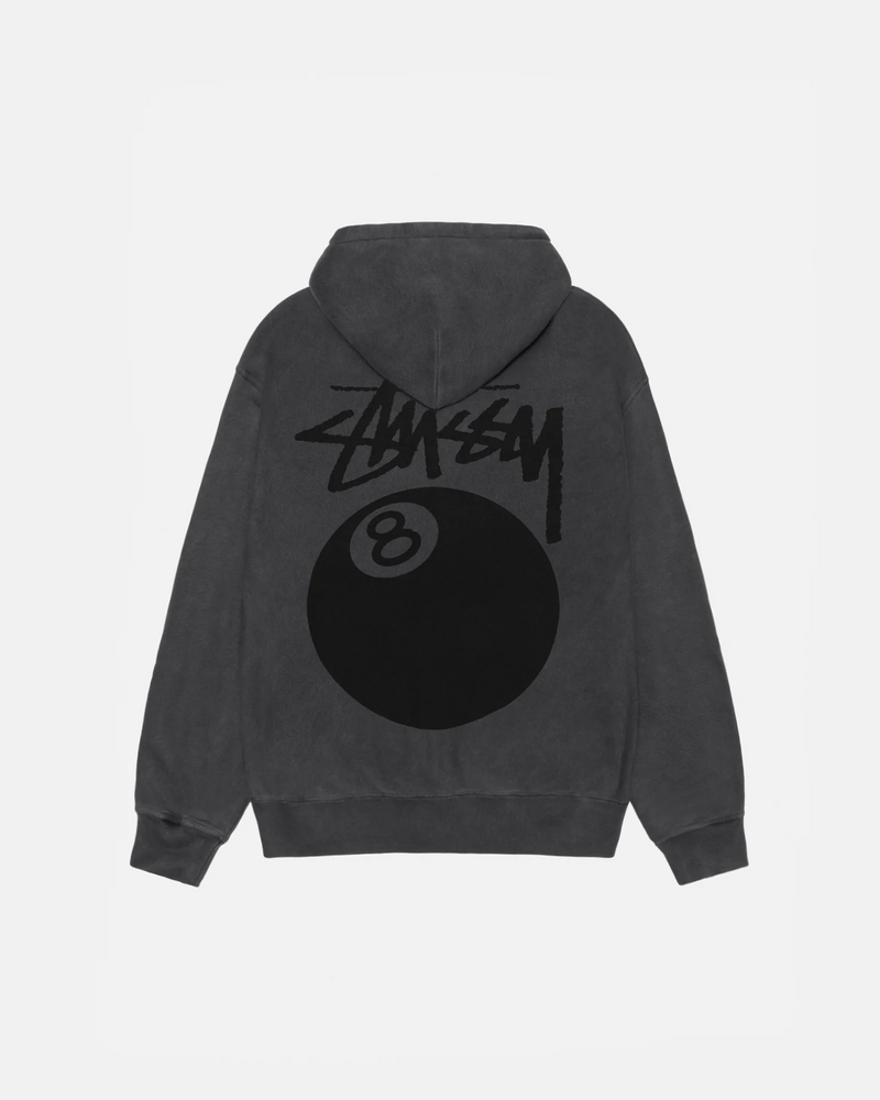 8 BALL HOODIE PIGMENT DYED