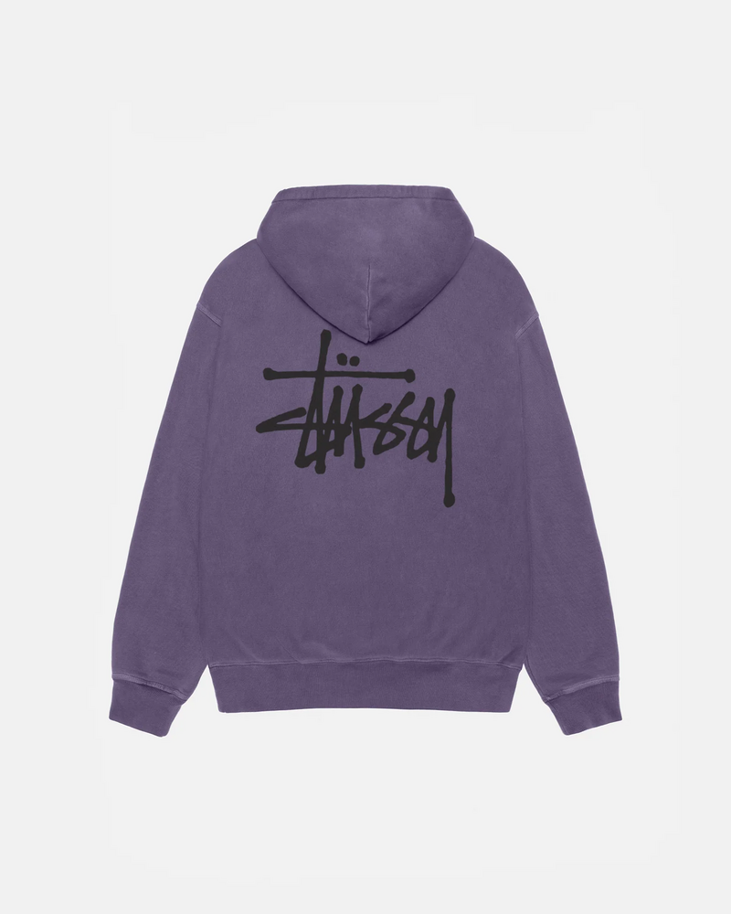 BASIC STÜSSY ZIP HOODIE PIGMENT DYED - Image 2