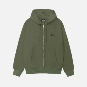 BASIC STÜSSY ZIP HOODIE