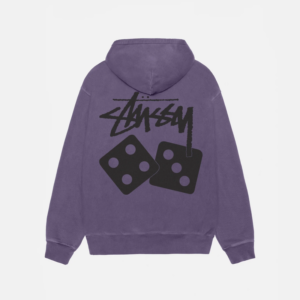 Alternative view of DICE ZIP HOODIE PIGMENT DYED