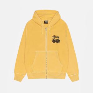 DICE ZIP HOODIE PIGMENT DYED