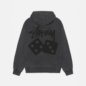 Alternative view of DICE HOODIE PIGMENT DYED