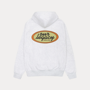 OUR LEGACY WORK SHOP OVAL ZIP HOODIE