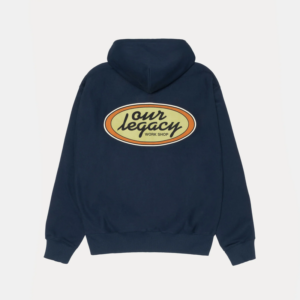 OUR LEGACY WORK SHOP OVAL ZIP HOODIE
