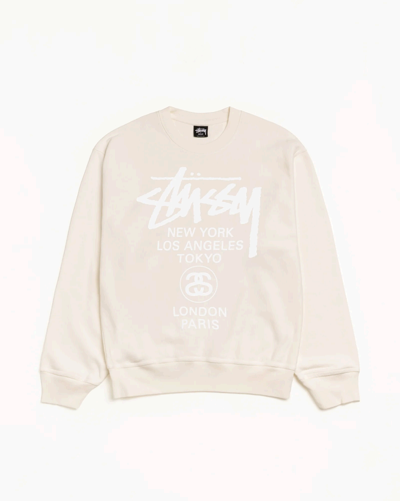 WORLD TOUR CREW PIGMENT DYED