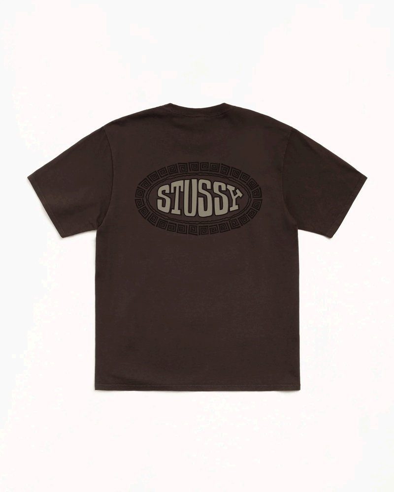 Alternative view of TILE OVAL TEE PIGMENT DYED