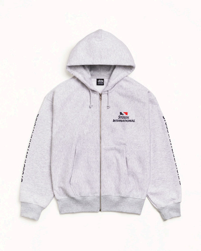 STÜSSY INTERNATIONAL ZIP HOODIE